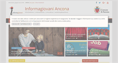 Desktop Screenshot of informagiovaniancona.com